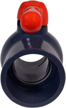 Load image into Gallery viewer, Midline Valve PVC Ball Valve with Pink T-Handle for Potable Water Use
