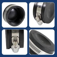 Load image into Gallery viewer, Supply Giant Pipe Cap with Stainless Steel Clamps,
