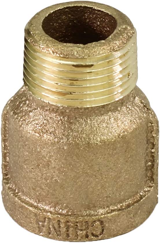 Supply Giant CSFQ0034 3/4''-Inch Male National Pipe Taper Brass Extension 125 LB Applications Piece, Lead Free, Brass Construction, Higher Corrosion Resistance, Economical and Easy to Install