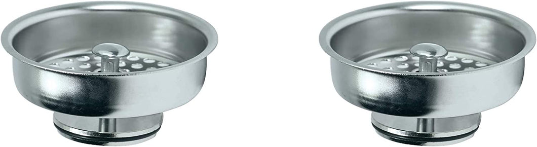 Highcraft 97353 Kitchen Sink Basket Strainer Replacement for Kohler Style Drains Stainless Spring Steel Stopper