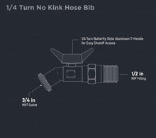 Load image into Gallery viewer, Midline Valve 68345 No Kink Hose Bib
