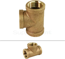 Load image into Gallery viewer, Supply Giant CSUF0114 1-1/4 in. Brass Tee, Lead Free, 12
