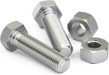 Load image into Gallery viewer, Midline Valve S1434 Set of Nuts and Bolts for Circulator Flange Standard Size for Grundfos Pumps, Chrome
