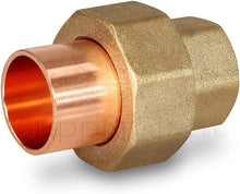 Load image into Gallery viewer, Supply Giant DDDV0034 3/4&quot; Nominal Size Lead Free Straight Union with Sweat Sockets for Use with 7/8&quot; OD Copper Pipe, 28
