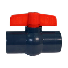 Load image into Gallery viewer, Midline Valve PVC Ball Valve with Pink T-Handle for Potable Water Use
