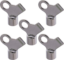 Load image into Gallery viewer, Midline Valve 6I623-5 Key for Coin Air Valve Radiator Steam Vent; 1/8 in. Chrome Plated Steel (5 Pack)
