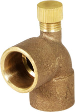 Load image into Gallery viewer, Supply Giant DDEM0340 3/4&quot; Cast Lead Free Brass 90 Degree Elbow with Sweat Connects and Drain Caps, 27
