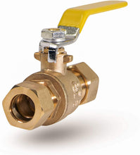 Load image into Gallery viewer, Midline Valve 822M234 Full Port Ball Valve Compression Connections Forged Brass
