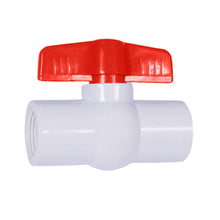 Load image into Gallery viewer, Midline Valve PVC Ball Valve Red T-Handle Water Shut-Off
