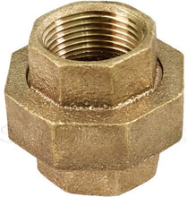 Load image into Gallery viewer, Supply Giant CSVO0100 1 Inch Lead Free Union for 125 Lb Applications, with Female Threaded Connects Two Pipes, Brass Construction, Higher Corrosion Resistance Economical &amp; Easy to Install, 15
