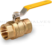 Load image into Gallery viewer, Midline Valve 827T224-NL Premium Full Port Ball Valve Brass, x 2 in. FIP, 2 in. FIP x 2 in. FIP
