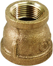 Load image into Gallery viewer, Supply Giant CSSD1121 1-1/2 in. x 3/4 in. Lead Free Reducing Coupling with Female National Pipe Taper Threaded Ends Brass Construction Higher Corrosion Resistance, Economical &amp; Easy to Install, 17
