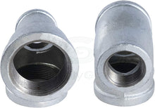 Load image into Gallery viewer, Everflow Supplies Galvanized Malleable Three Size Reducing Tee with Female Threaded Fittings
