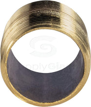 Load image into Gallery viewer, Everflow Supplies NPBR1000 Close Brass Nipple Pipe Fitting with 1&quot; Nominal Diameter and NPT Ends
