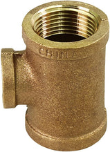 Load image into Gallery viewer, Supply Giant CSSU1000 1 x 1/4&#39;&#39;-Inch Lead Free Reducing Tee Two Size with Female Threaded Connections Ends, Brass Construction, Higher Corrosion Resistance Economical &amp; Easy to Install, 14
