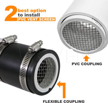 Load image into Gallery viewer, Raven R1508 Traditional 2 Inch PVC Termination Ventwithstainless Steel Screen, 2&quot;
