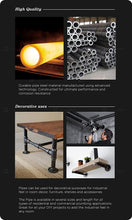 Load image into Gallery viewer, Supply Giant QDCM1072 72&quot; Long Pre-Cut Black Steel Pipe with 1&quot; Nominal Size Diameter
