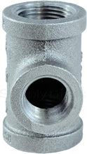 Load image into Gallery viewer, Everflow Supplies Galvanized Malleable Reducing Tee with Female Threaded Fitting
