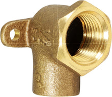 Load image into Gallery viewer, Supply Giant DGEM0012 1/2&quot; Nominal Diameter Lead Free Cast Brass 90 Degrees Elbow with Sweat Socket and Female Threaded Connect
