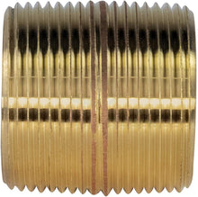 Load image into Gallery viewer, Everflow Supplies NPBR1000 Close Brass Nipple Pipe Fitting with 1&quot; Nominal Diameter and NPT Ends
