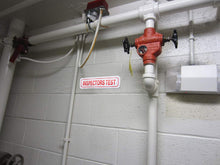 Load image into Gallery viewer, Supply Giant TJHO#10 ire Safety Sign Inspectors Test, Heavy Duty Aluminum, 2 in. X 7 in.
