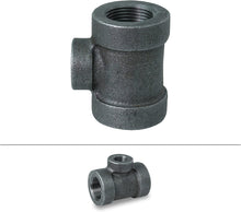 Load image into Gallery viewer, Supply Giant CYSU4003 2&quot; x 1-1/2&quot; High Pressure Galvanized Malleable Reducing Tee with Female Threaded Fitting
