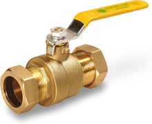 Load image into Gallery viewer, Midline Valve 822M234 Full Port Ball Valve Compression Connections Forged Brass
